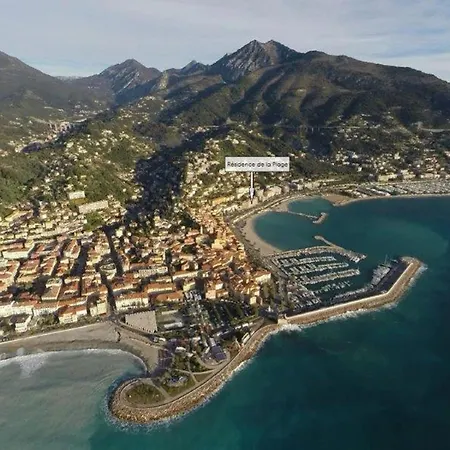 Appartamento Rénové Face Avec Terrasse à Menton, Proche Centre-ville Et Plages - Fr-1-196-301